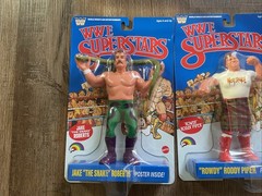 COMPLETE LJN WWE SUPERSTARS Series 3 Blue Card Roddy Piper Rock Jake the Snake