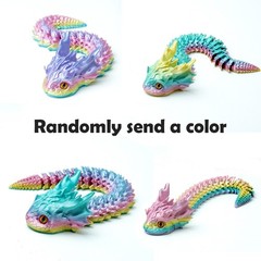 3D Printed Water Snake Model,Articulated Animals figure,Fidget Toys Home Decor