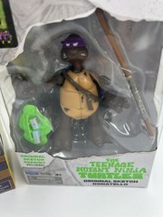Two Teenage Mutant Ninja Turtles 1988 Remastered and Original Sketch Donatello