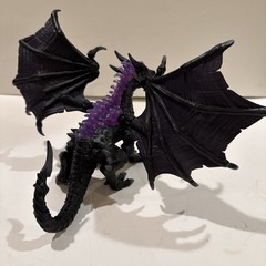 SCHLEICH 70152 Eldrador Creatures Shadow Dragon Figurine Black Purple