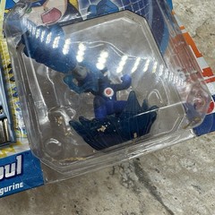 4 Vtg Mega Man NT Warrior Figure Metal, Spoul, Torch, Proto Battle Chip Mattel