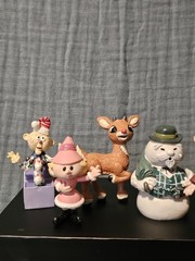 2002-2003 Playing Mantis/The Rudolph Company Rudolph Mini Figures Set Of 10