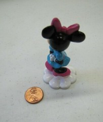 Disney Minnie Mouse Blue Dress Pvc Figure Figurine Cake Topper 3″ Toy Doll