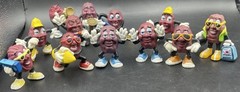 California Raisins Lot of 12 PVC Figures Band Figurines 80’s Vintage 1987 C Pix
