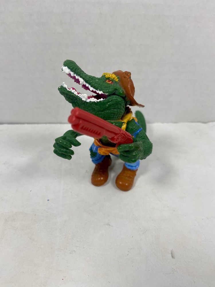 Teenage Mutant Ninja Turtles Leatherhead Alligator Figure Toy 1989 Vintage TMNT