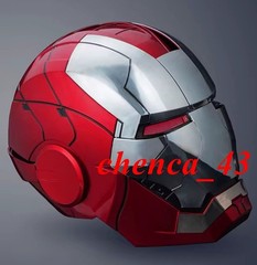 US Stock!! Autoking Iron Man Helmet MK5 1/1 Voice-controlled Mask Transform Gift