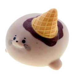 Japanese Blind Box Capsule Ice Cream Seal Toy 1 Random Cute Squeeze Figure