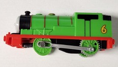 Trackmaster Percy Thomas & Friends Motorized Train Tank Engine #6 Flame Checker