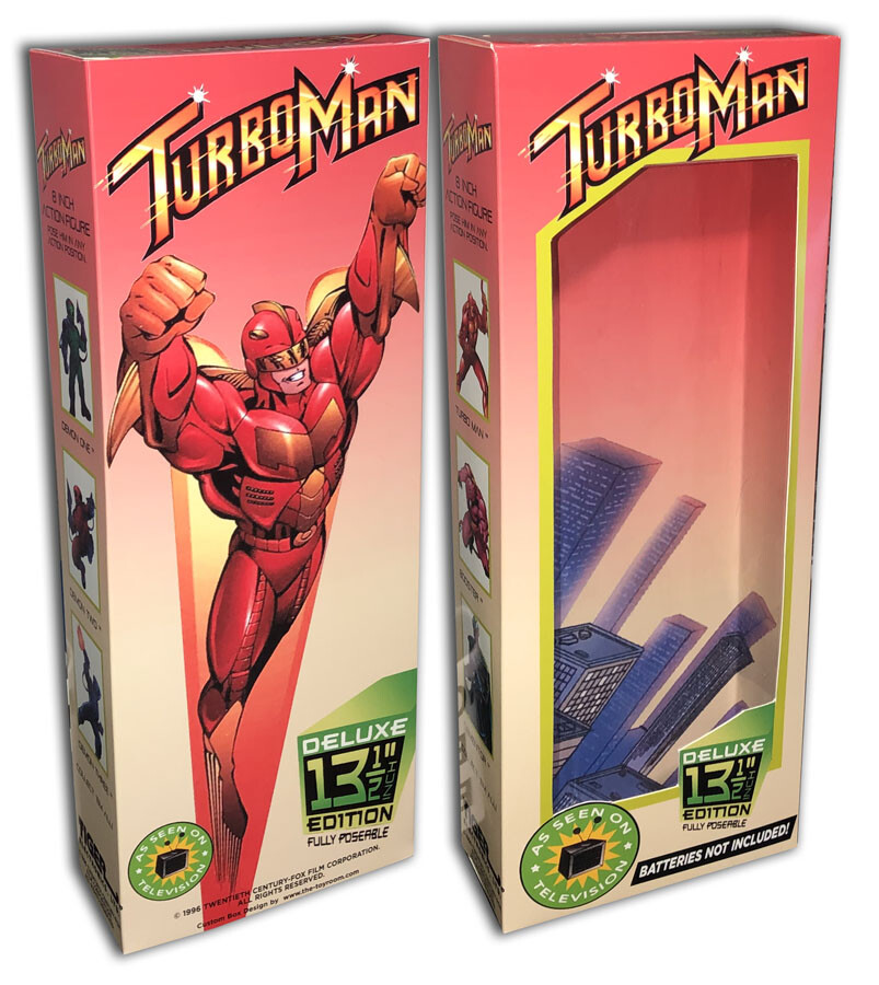TURBO MAN BOX for 13 and 1/2″ Action Figure (BOX ONLY!)