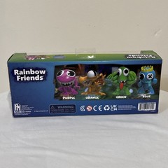 Roblox RAINBOW FRIENDS 4 Pack Mini Figure Set PURPLE ORANGE GREEN BLUE NEW! 2023