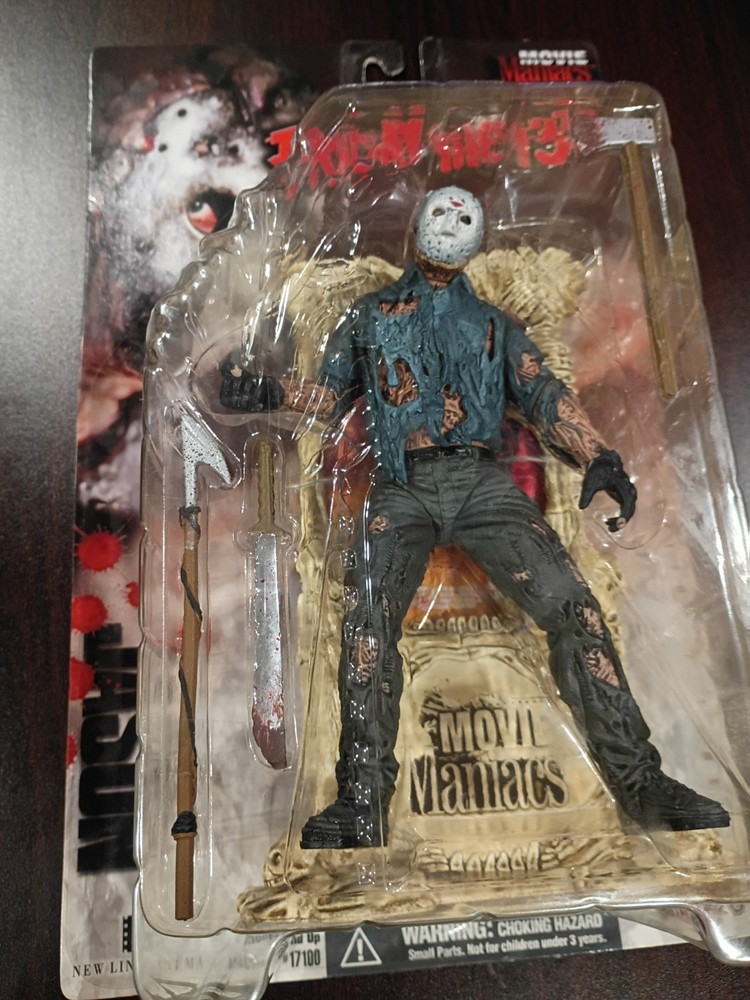 McFarlane Toys Movie Maniacs Jason Voorhees Friday the 13th Boxed Figure