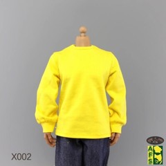 AFS X002 1/6 Male Loose Casual Long Sleeve T-shirt Sweatshirt For 12″ Figures