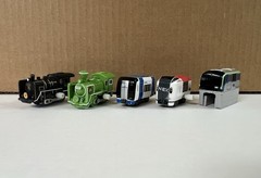 TOMY Capsule Plarail Lot of 4 Wind-Up’s & 1 Express Car