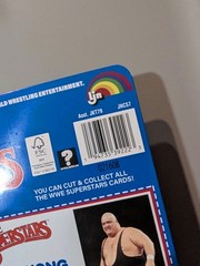 MATTEL LJN WWE SUPERSTARS KING KONG BUNDY SERIES 2 BLACK CARD chase Figure