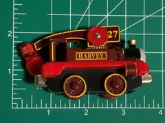 HARVEY THOMAS FRIENDS TRAIN TAKE Along n play Diecast 2003 Crane 27