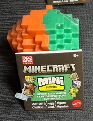 Lot of 4 Mattel – Minecraft Mini Mode – SPAWN EGG [1 random mini figure] HXT64