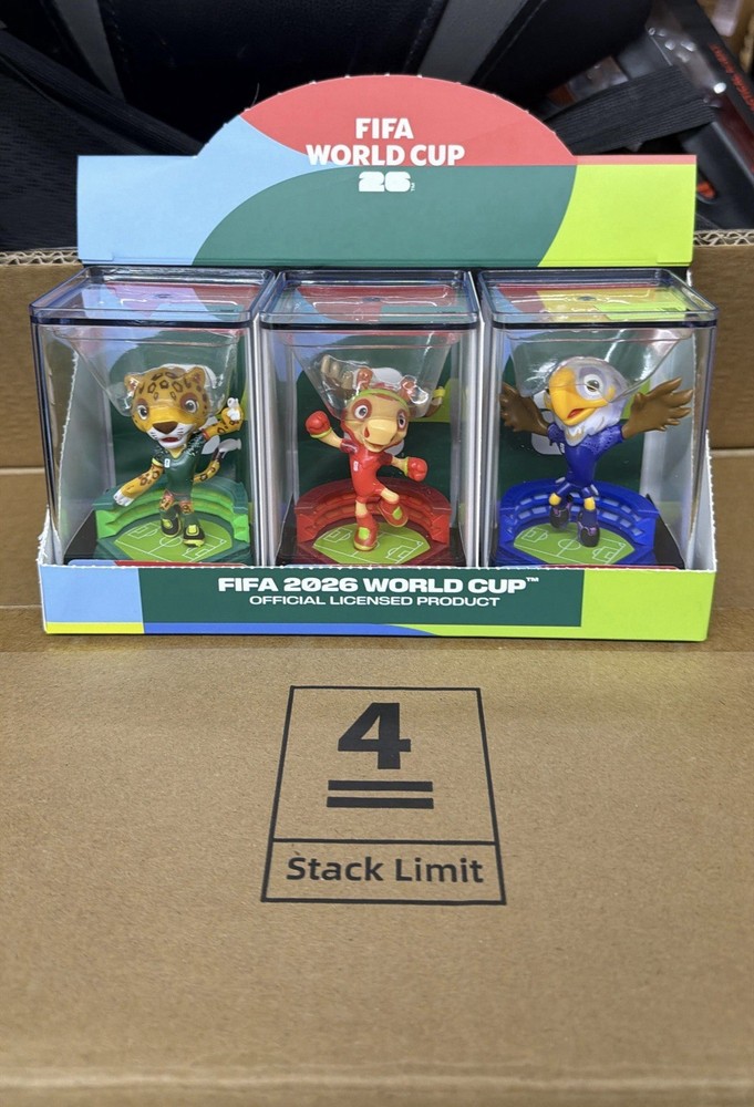 FIFA World Cup 2026 Mascot Figure Set 3pcs 4in Licensed Genuine!!!