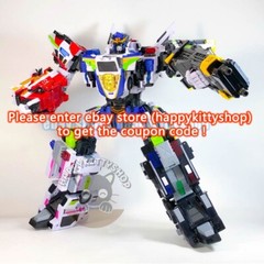 Miniforce Super Cops 15″ Justice Titan Combiner Robot Figure Police Vehicle Toys