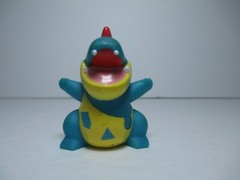 2008 Pokemon Finger Puppet Croconaw Figure Gotta Catch Them All Nintendo Bandai