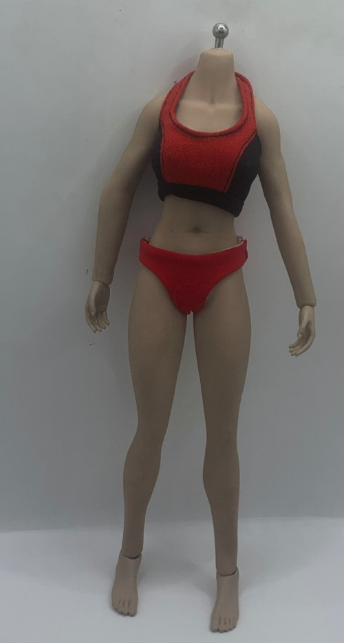 1/6 Female Flexible Seamless Doll Body For 12″ Greyish Posable Action Figure A