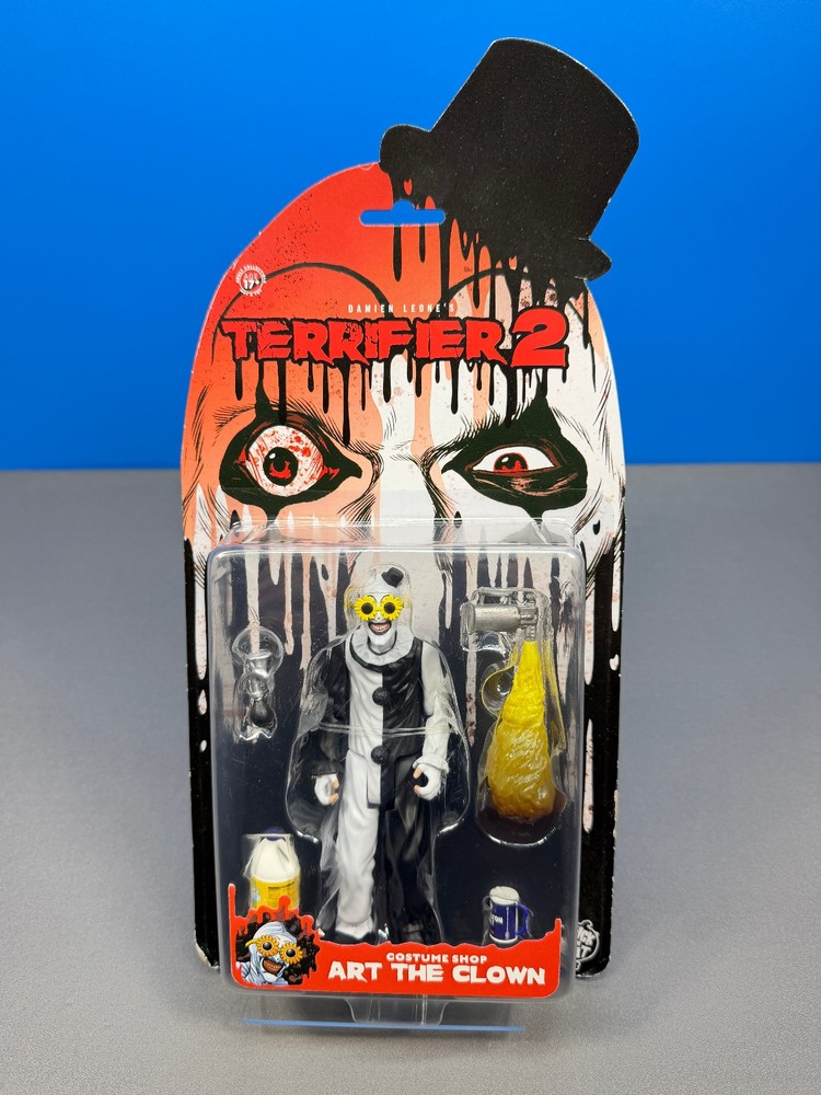 TERRIFIER 2 ART THE CLOWN COSTUME SHOP ACTION FIGURE TRICK OR TREAT STUDIOS NEW
