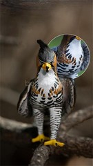 Wild Animal Raptor Series Model Philippine Eagle American Harpy Eagle Decoration