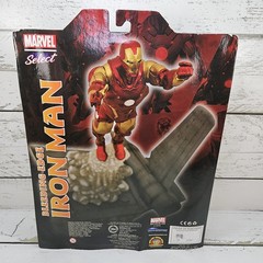 Diamond Select Marvel Select Bleeding Edge Iron Man 2014 7″ Figure Box Damage