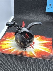 Bakugan Pyro Dragonoid Black Steel Darkus 620G BakuSteel RARE