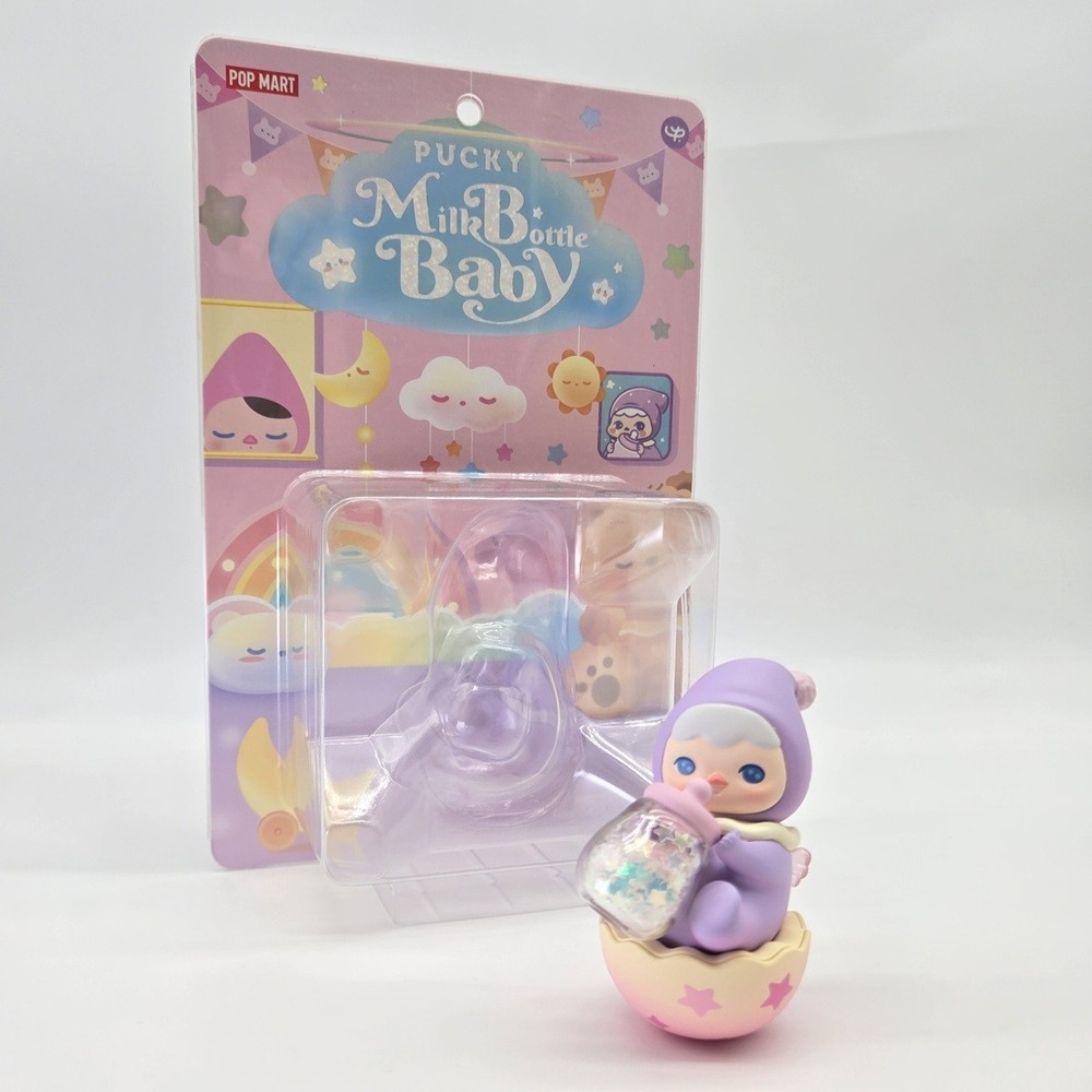 POPMART Pucky Milk Bottle Babe Limited Edition Blister Pack
