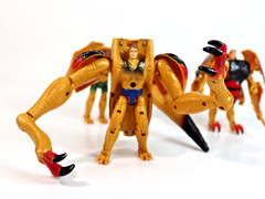 Kenner Transformers Animorphs Tri-Rex Cassie Jake Marco Combiner Sound Look