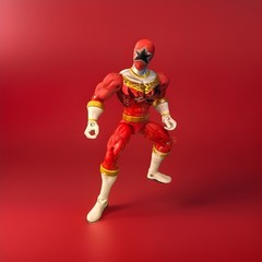 Power Rangers Zeo Red Ranger Action Figure Jason David Frank White Boots Plastic