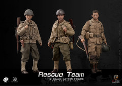 1/12 POPTOYS CMS004 WWII US Rescue Squad Three person suit Action Figures
