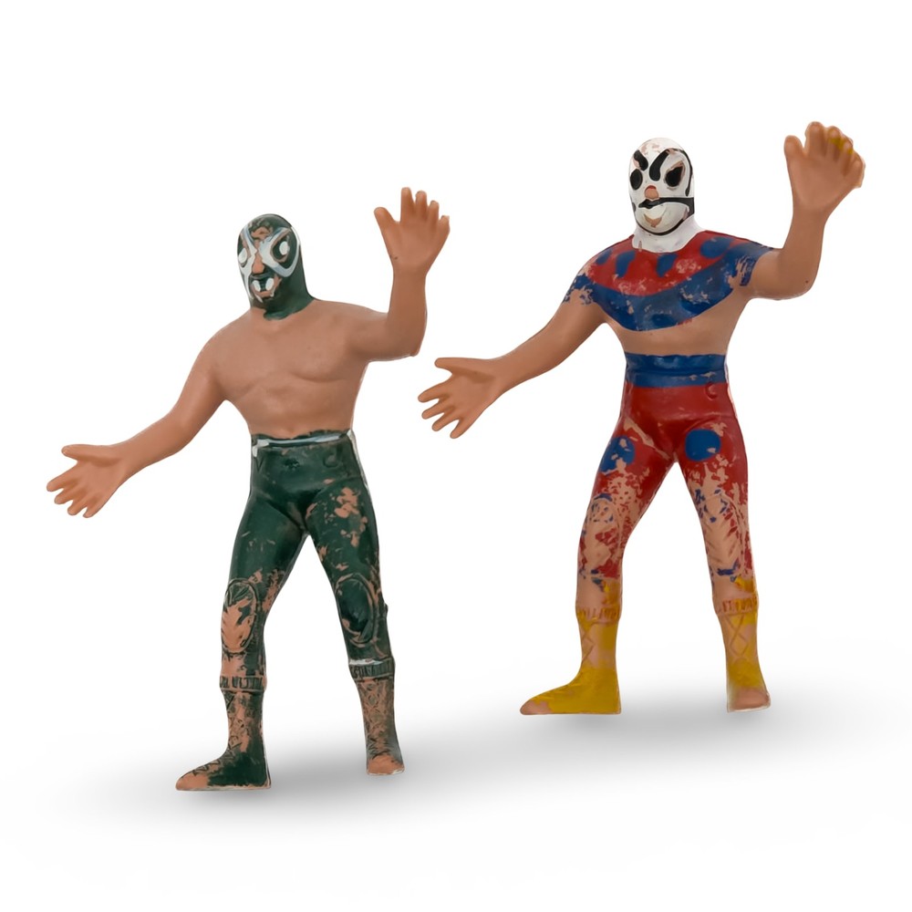 1970S-1980s Mexican Masked Luchador Wrestlers Mexican Lucha Libre Wrestler