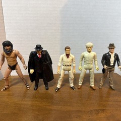 VINTAGE 1982 Indiana Jones RAIDERS OF THE LOST ARK Figure Lot Of 5 KENNER -*34