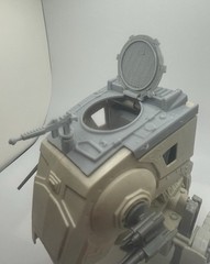 Vintage Star Wars Kenner AT-ST Scout Walker Canopy Hatch & Gun Repro Part 1981