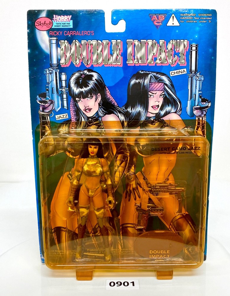 Ricky Carralero’s Double Impact Desert Camo JAZZ 6″ Figure Skybolt Toyz 1998