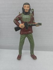 1967 Planet of The Apes Dr. Zaus Parachute Paratrooper Figure Hong Kong Lot