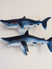 Blue Shark Ocean Animal Toy PVC Action Figure Doll Kids Toys Party Gifts