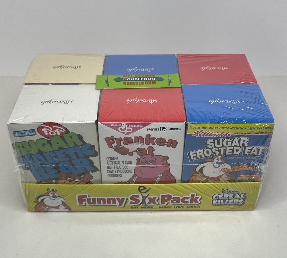 RON ENGLISH ⋆ MINDSTYLE ⋆ POPAGANDA ⋆ CEREAL KILLERS ⋆ NEW ⋆ CASE OF 6 ⋆ SEALED