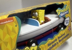 Nickelodeon SpongeBob Squarepants Remote Control Boatmobile, New in Box, 2024