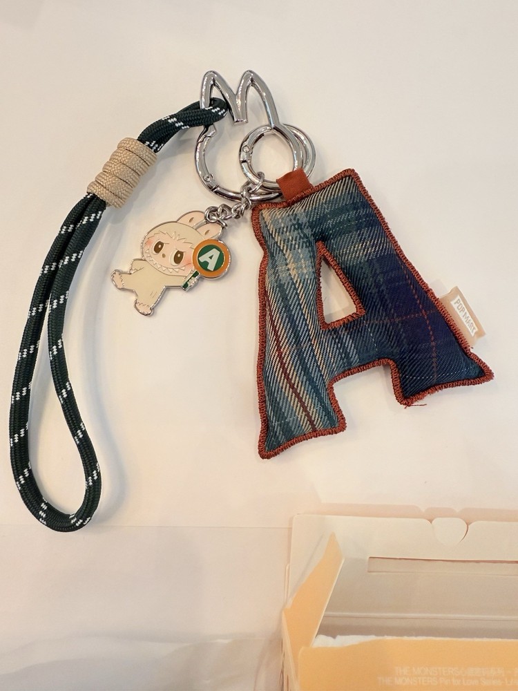 📌 Authentic THE MONSTERS Pin for Love Series, Letter Pendant, Letter A