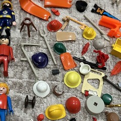 Unsearched Vintage Playmobil Figures And Accessories Lot Geobra 1974-1992 Parts