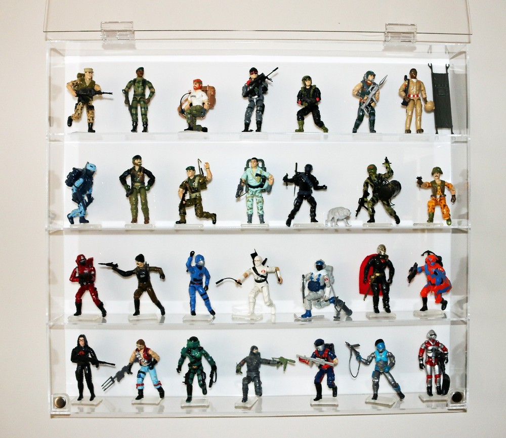 Collectors Showcase – Premium Display Case for 3-3/4″ GI Joe Action Figures T3MS