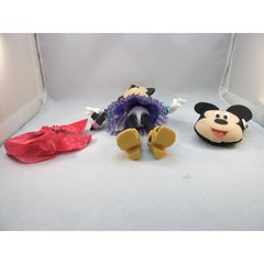 Disney Minnie Mouse Vinyl Plastic Poseable Doll with Accessories