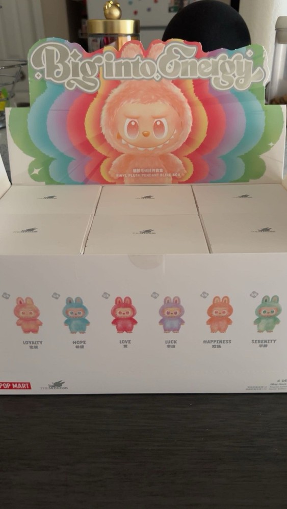 Genuine POP MART The Monsters/Labubu Big into Energy(1 Blind Box )Plush Figure