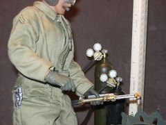 1/6 scale resin cast Engineers welding torch set for Ultimate Soldier or Dragon