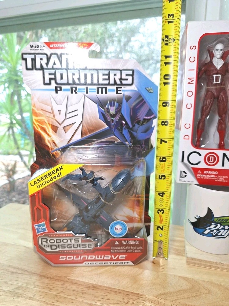 Transformers Prime Robots in Disguise RID Deluxe Class Soundwave Laserbeak *Read