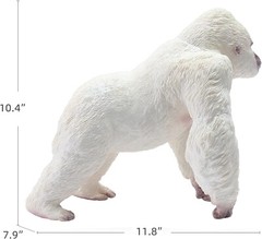 Albino Gorilla 11.8″ Largest Size King Kong White Ape Toy Action Figure Rampage