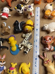 Large Lot Of 70 Animal Figures Horse Elephant Farm Hippo Tiger