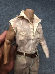 1/6 Custom Indiana Jones Harrison Ford Suit BD for body Action Figure 12 inch